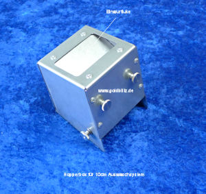 Hopperbox for sluice system 10 cm